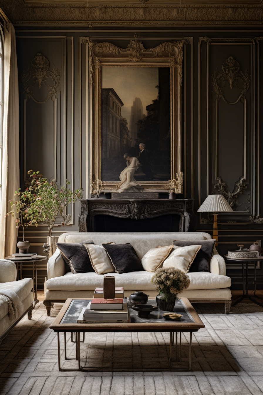 All details are considered - art is used sparingly to showcase