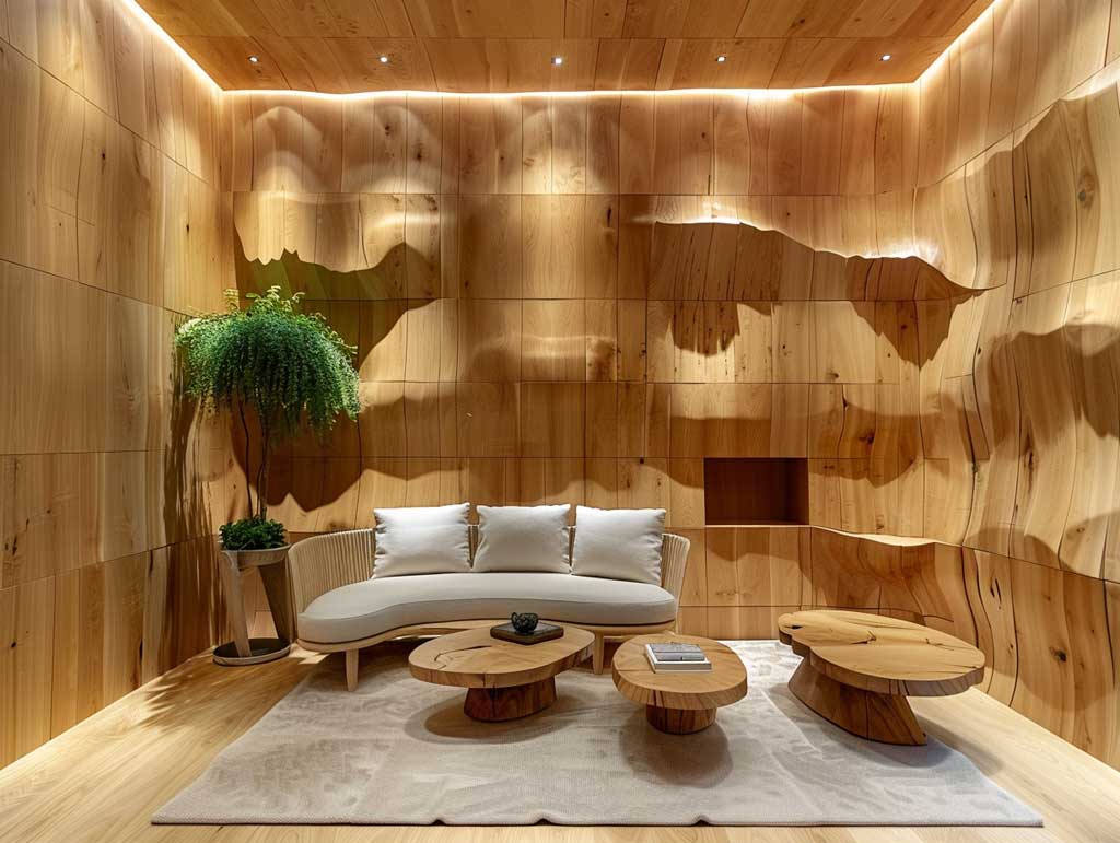 Largescale woodgrains